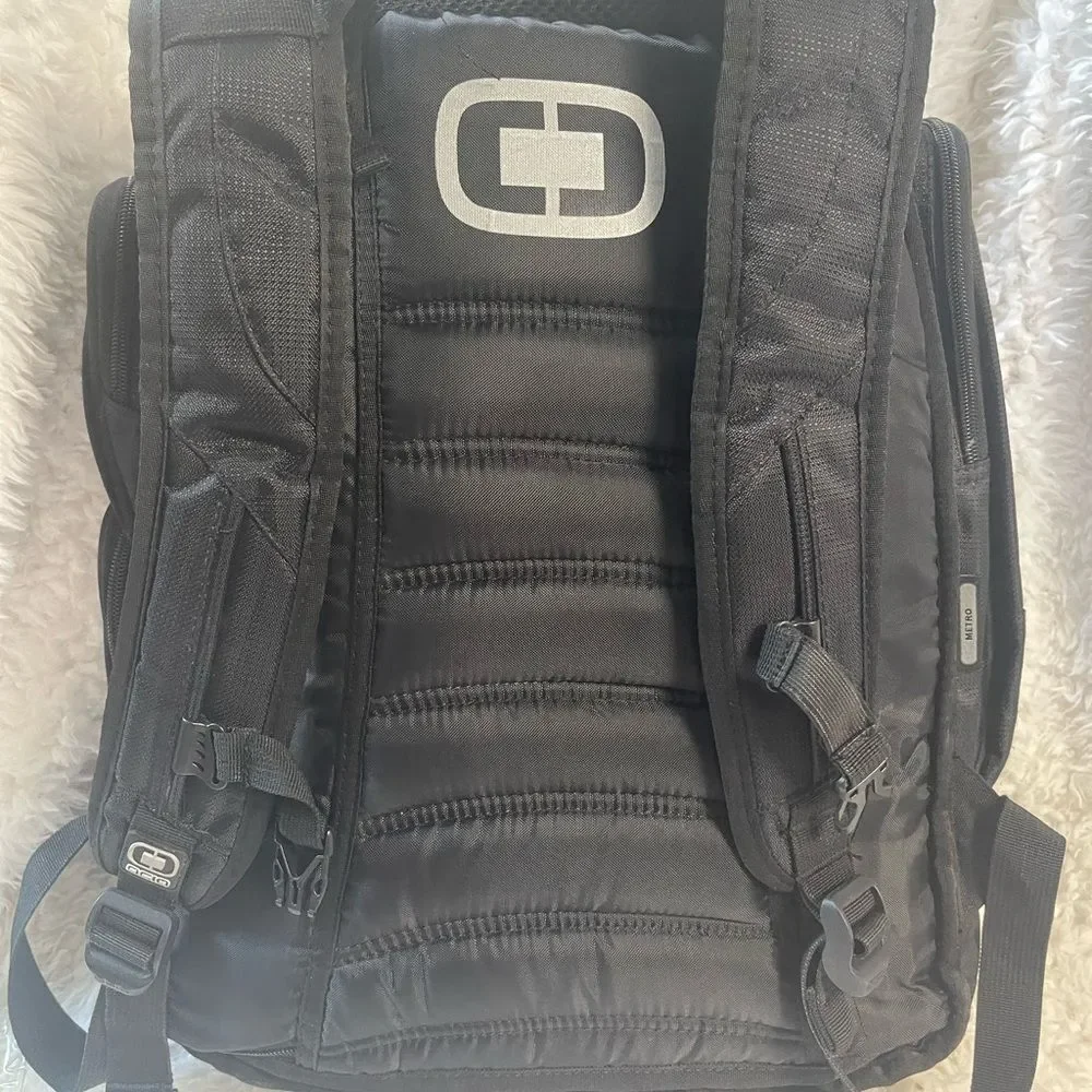 Ogio Street Metro Tech Specs Laptop black BackpackTechnical Computer Jack emblem
